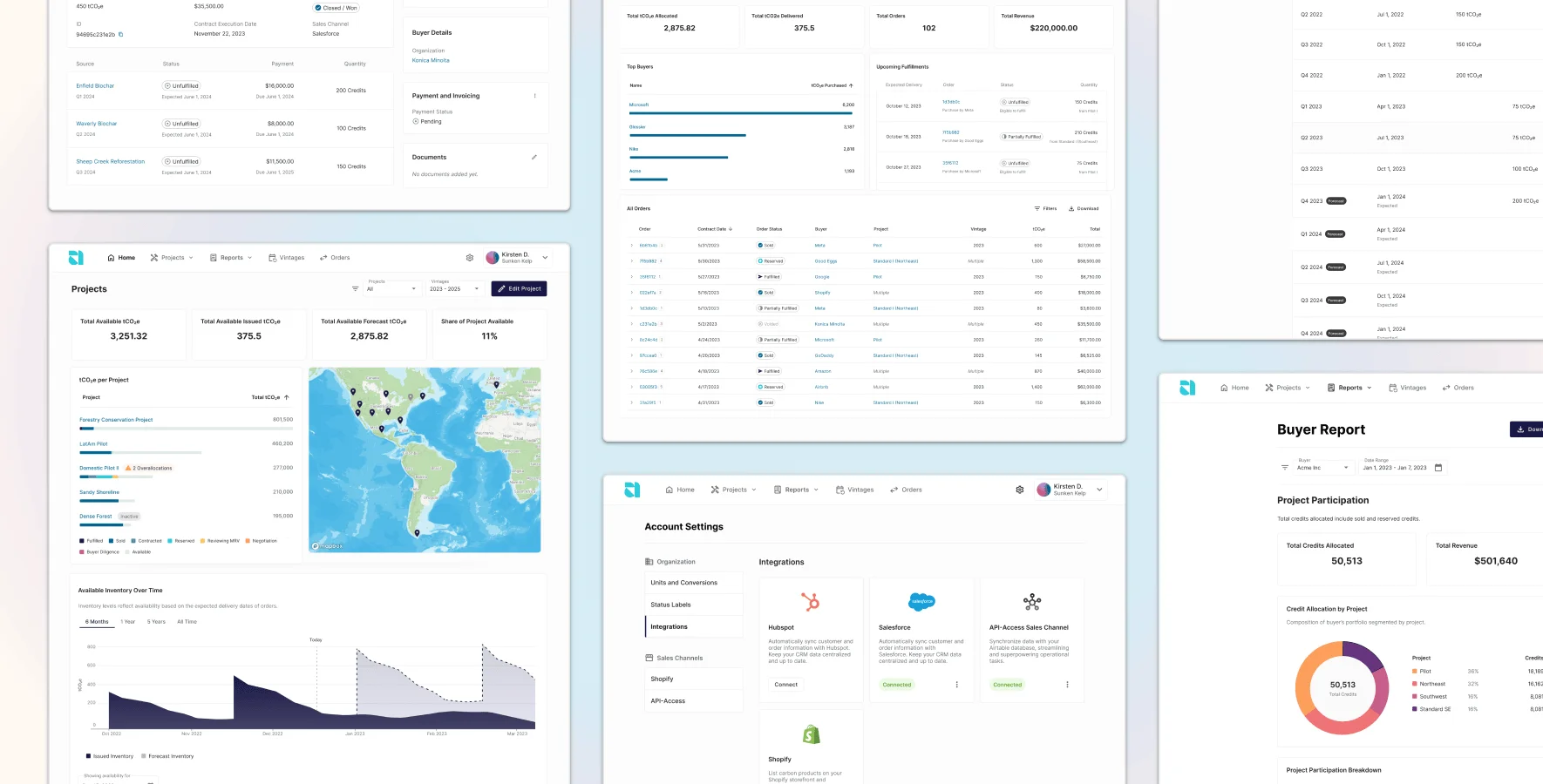 Alcove Carbon Inventory Management